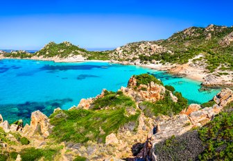 A rocky coastline in the West Mediterranean