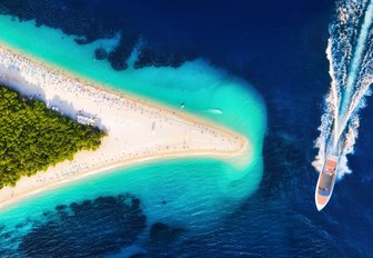Golden Horn Beach aerial view