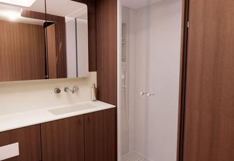 Charter yacht FITZROVIA en suite rendering