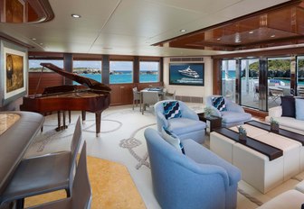 superyacht time for us also boasts a grand piano that makes any social gathering all the better