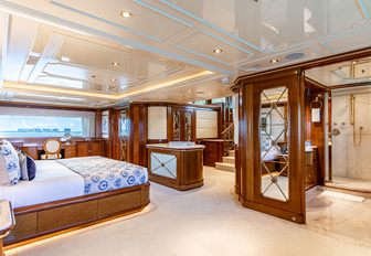 Charter yacht NEXT CHAPTER master cabin overview
