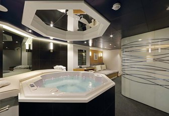 yacht yersin's indoor jacuzzi