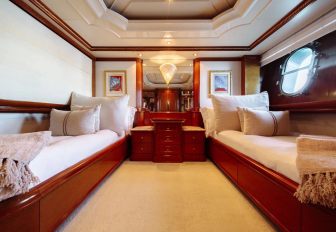 Charter yacht NEXT CHAPTER twin cabin overview
