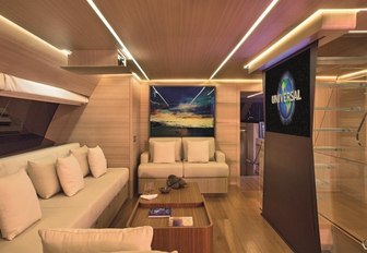 Main salon on-board sailing yacht OHANA