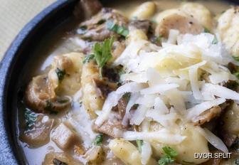 Bowl of Croatian cuisine