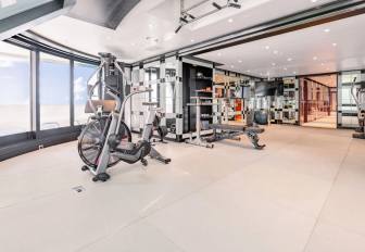 Charter yacht BATELLO gym and equipment