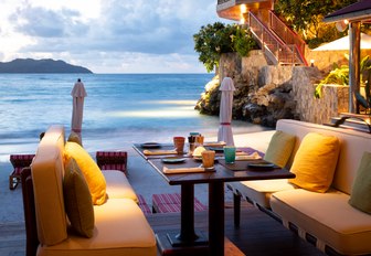 Restaurant at Eden Rock- St Barths hotel