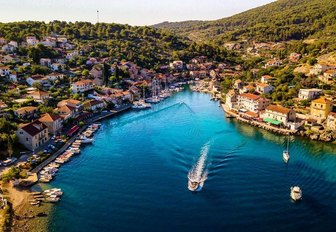 View of Stomorska bay, Solta, Croatia