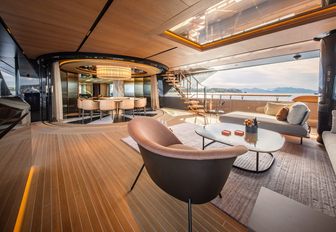 Superyacht charter RAJA² exterior seating