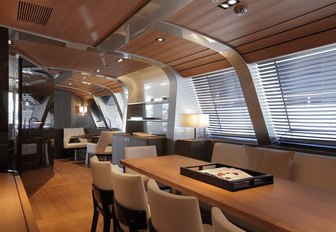 Dining area on board seahawk