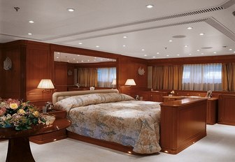 The guest accommodation on board sailing yacht Spirit of the C's