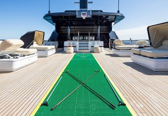 Charter yacht STARFIRE shuffleboard
