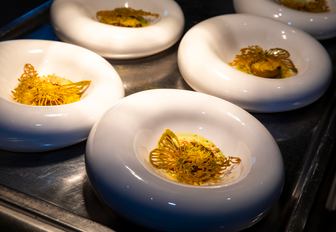 Superyacht cuisine in five bowls
