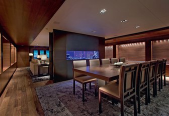 Main salon area on superyacht AMARULA SUN