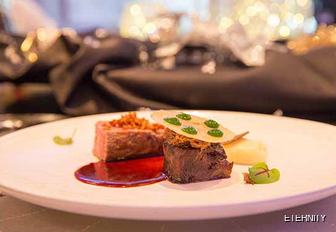 culinary contest dish created by Peter Frost of superyacht ETERNITY 