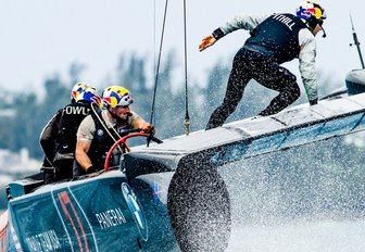 Oracle Team USA in action at America's Cup World Series