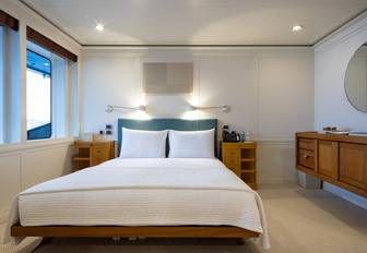 Superyacht charter HBC guest cabin double berth