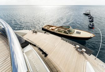 Superyacht charter WHISPER swim platform and tender