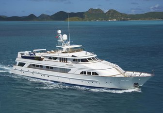 luxury yacht PRAXIS will be attending the Newport Charter Yacht Show 2017