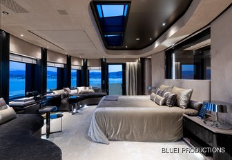 SOLO superyacht master cabin