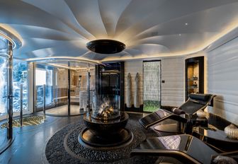 Superyacht charter KISMET spa overview