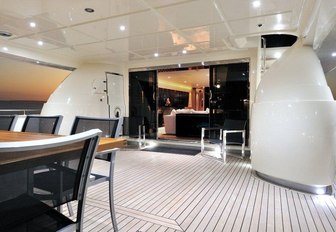 Aft deck on Bertona III