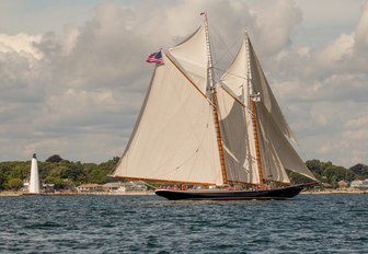 luxury yacht COLUMBIA prepares for the Antigua Classic Yacht Regatta 2017