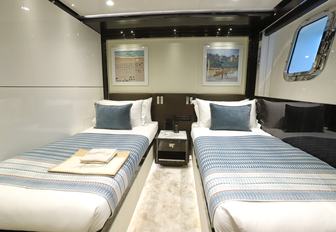 Charter yacht ANDIAMO twin cabin