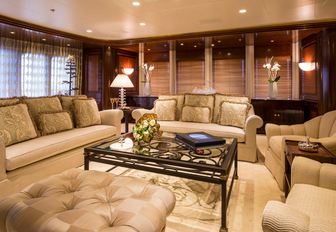 grand main salon with lavish lounge aboard motor yacht ‘Blue Moon’ 