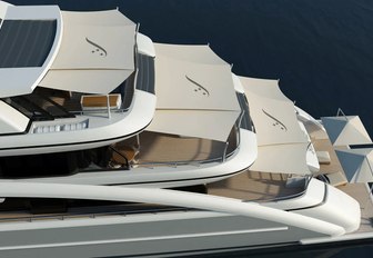 soaring yacht shaded decks