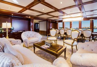 main salon of superyacht my seanna