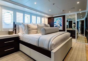 Charter yacht ALTA master cabin overview