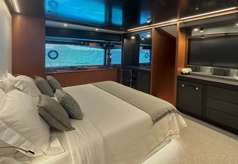 Charter yacht NOI master cabin overview
