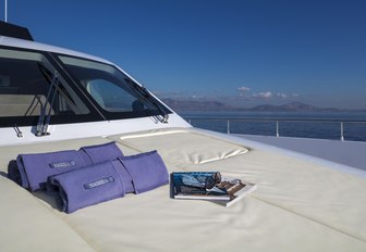 The sunpads featured on board superyacht NASHIRA