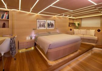 Master suite on-board sailing yacht OHANA