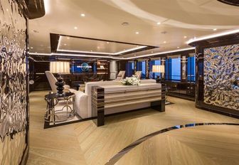 expansive master suite aboard motor yacht OKTO 