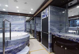 Elegant marble style en-suite on Superyacht AXIOMA