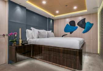 new look cabin aboard the refitted luxury yacht Broadwater