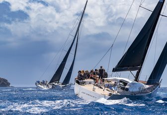 sailing yacht ARAGON competing in Les Voiles de Saint Barth 2018