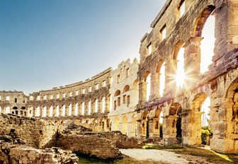 Stunning historic ruins in Croatia
