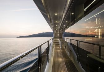 View from the Berco Voyager superyacht 