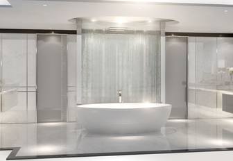Luxury yacht North Star bath tub