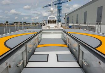 helipad on board support vessel Game Changer