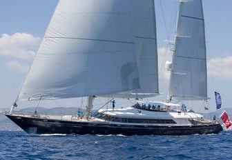 yacht competes at Superyacht Cup Palma 2018 in Mallorca