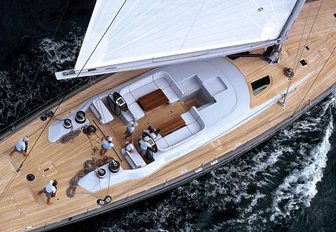 The exterior of sailing yacht SILVERTIP