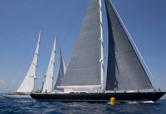 two yachts take to the water at the Superyacht Cup Palma 2018 in Mallorca
