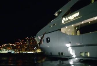 A character dives off superyacht TURQUOISE in television drama Riviera