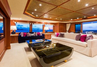luxurious sky lounge on motor yacht MIM