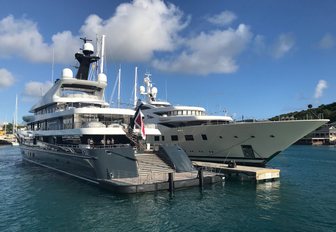 motor yacht Phoenix 2 at the Antigua Charter Yacht Show 2017