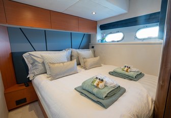 Twin cabin onboard charter yacht CHESS